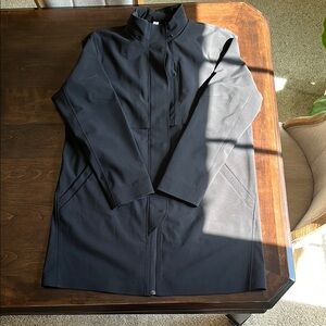 Lululemon Black Long Rain Coat